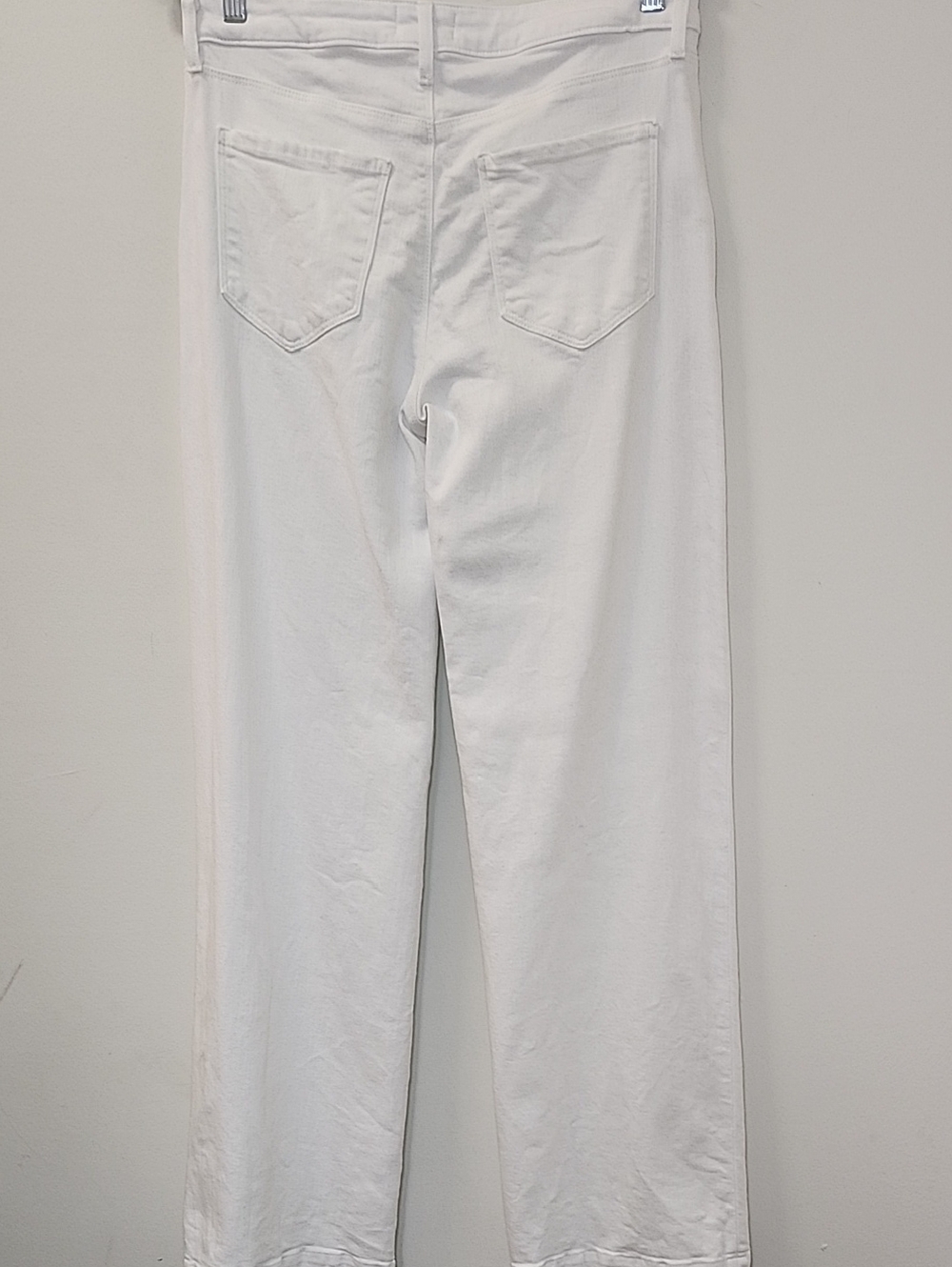 L'AGENCE Strechy  wide-leg High-Rise blanc white jeans RN# 126654 Size 28 - Picture 13 of 16